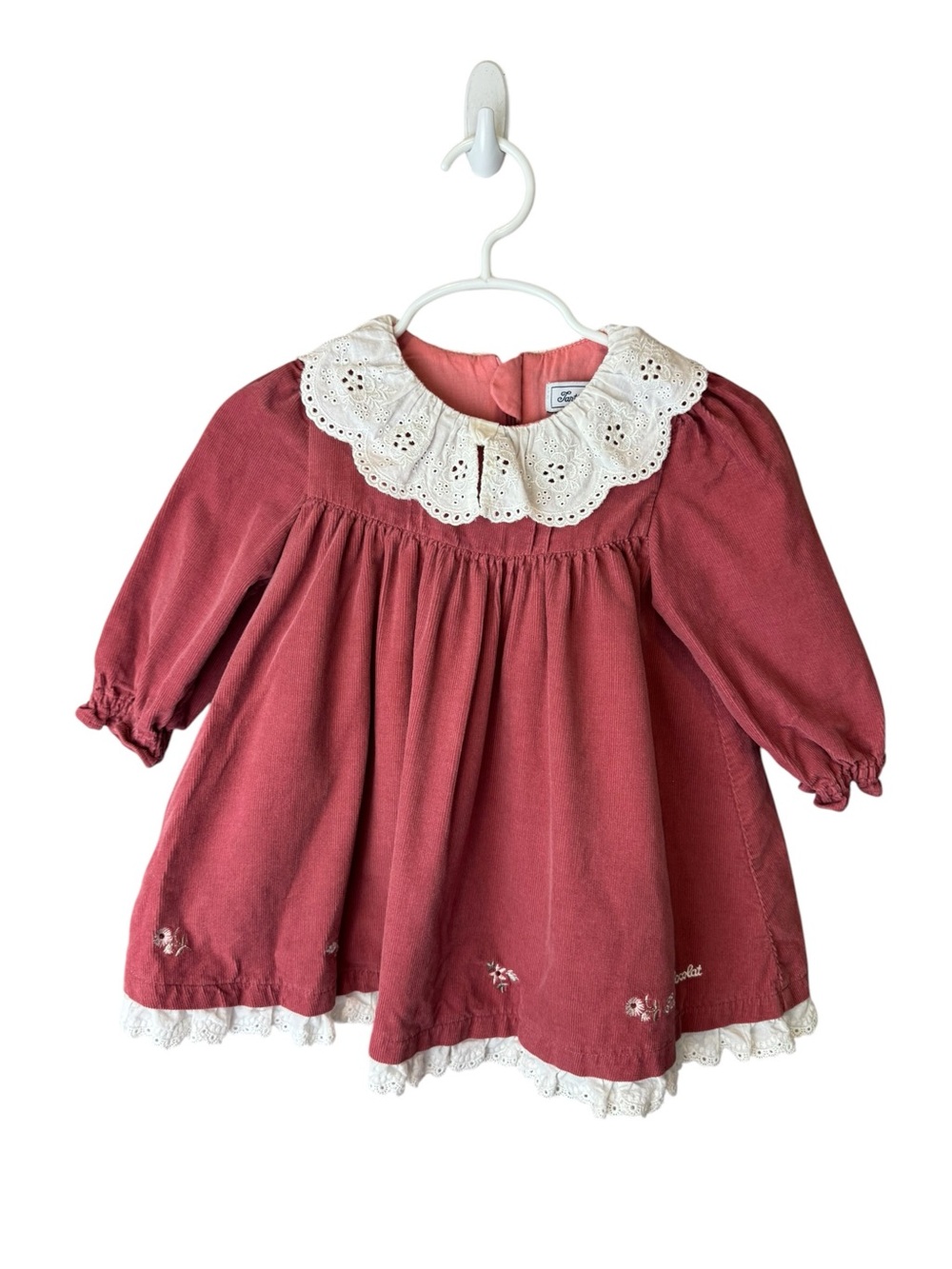 Tartine et Chocolat Dress Corduroy Sz 90 (18M)